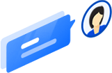 Infographic management blue