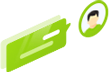 Infographic management green