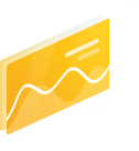 Infographic quality orange